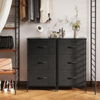 Aodk Dresser For Bedroom Nightstand Small Dressers Chest Of Drawers End Table For Living Room, Closet Dresser With 3 Storage Drawers Organizer Clothes, Black