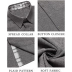 Coofandy Men'S Button Down Shirts Short Sleeve Casual Summer Beach Vacation Wedding Shirt With Pocket