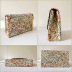 Floral Clutch Purses For Women, Small Evening Wedding Shoulder Handbags