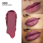 L'Oreal Paris Colour Riche Blurred Matte Lipstick for Moisturized Lips, Lip Makeup with Argan Oil and Vitamin E, Blushing Berry