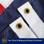 Homissor State Of Texas 3X5 Feet Flag - Embroidered Sewn Tx Flags Heavy Duty Outdoor Nylon Flags Vivid Color - Brass Grommets And 4 Stitch Hemming