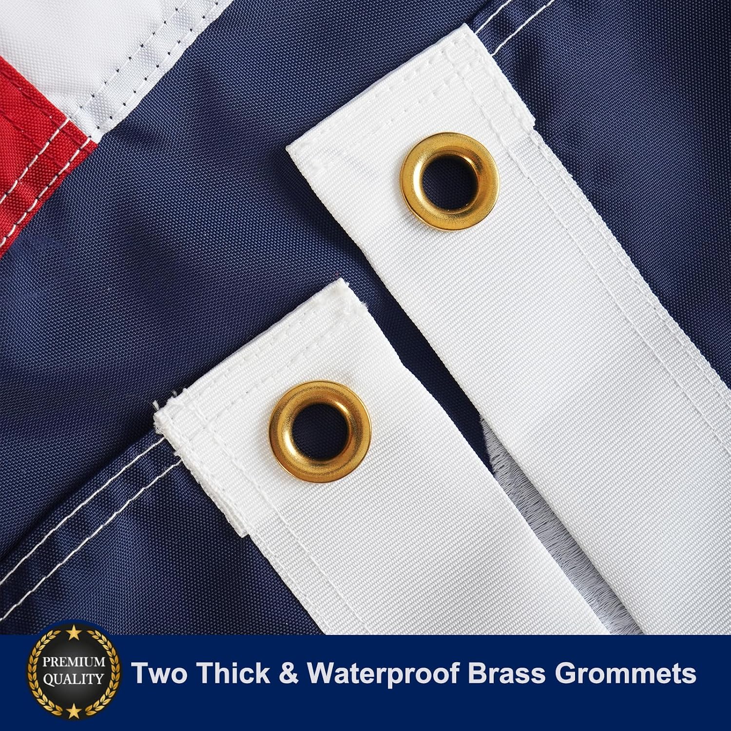 Homissor State Of Texas 3X5 Feet Flag - Embroidered Sewn Tx Flags Heavy Duty Outdoor Nylon Flags Vivid Color - Brass Grommets And 4 Stitch Hemming