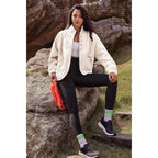 Womens Fuzzy Fleece Jacket Button Down Sherpa Coats Casual Winter Warm Outwear With Pockets