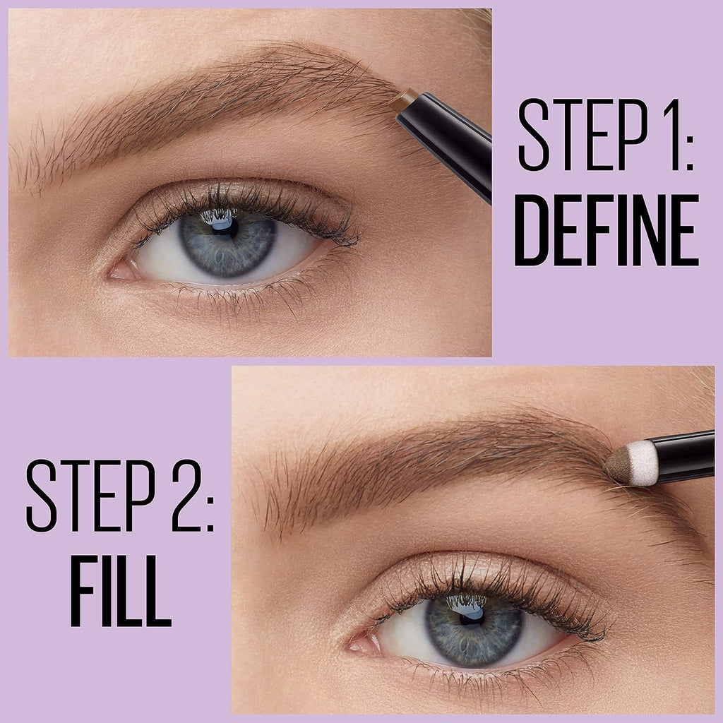 Maybelline Express Brow 2-In-1 Pencil And Powder Eyebrow Makeup, Blonde, 1 Count