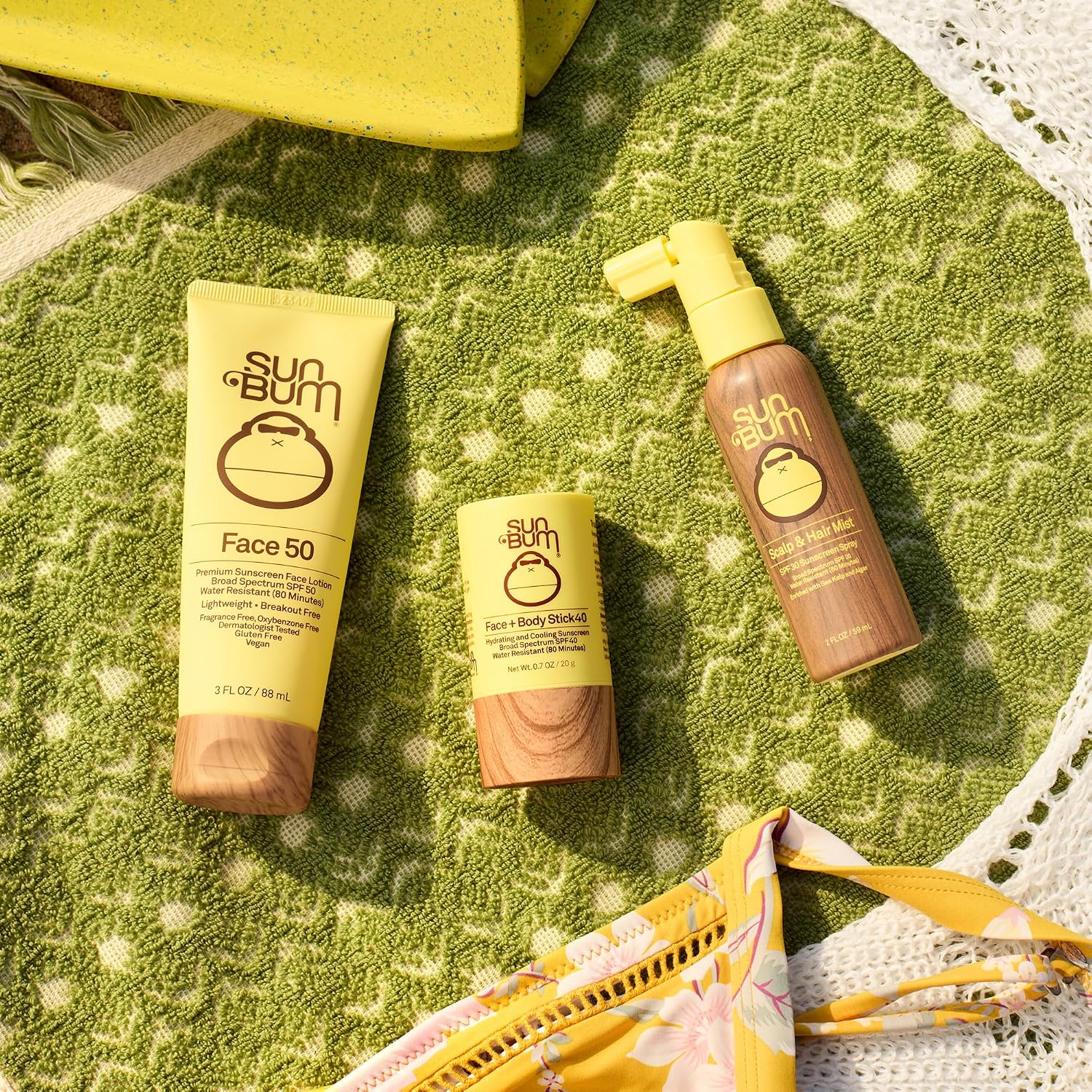 Sun Bum Original Spf 30 Sunscreen Scalp And Hair Mist - Hawaii Act 104 Compliant (Octinoxate & Oxybenzone) - Vegan - Broad Spectrum Uva/Uvb Sunscreen Spray With Vitamin E - 2 Oz