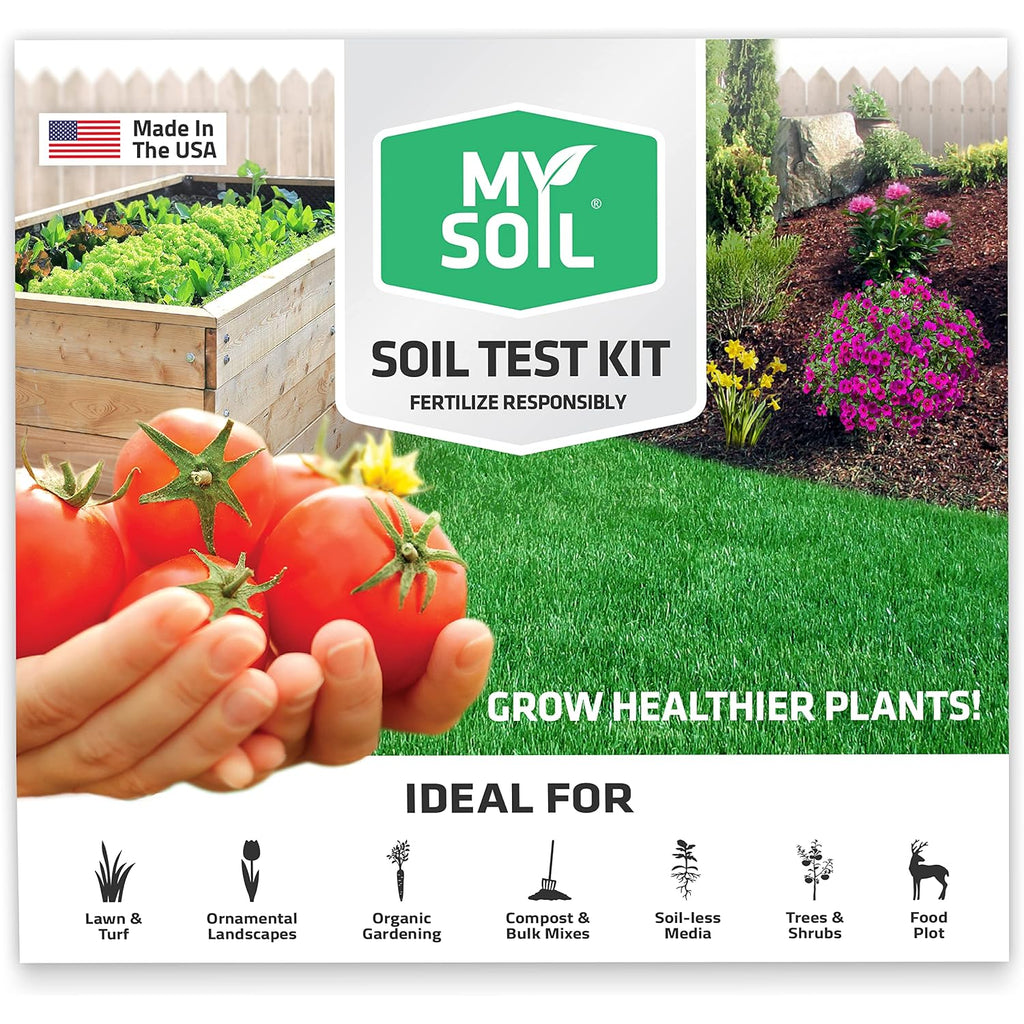 Mysoil Soil Test Kit, Unlock Your Lawn & Garden Potential, Complete & Accurate Nutrient And Ph Analysis With Recommendations Tailored To Your Soil And Plant Needs