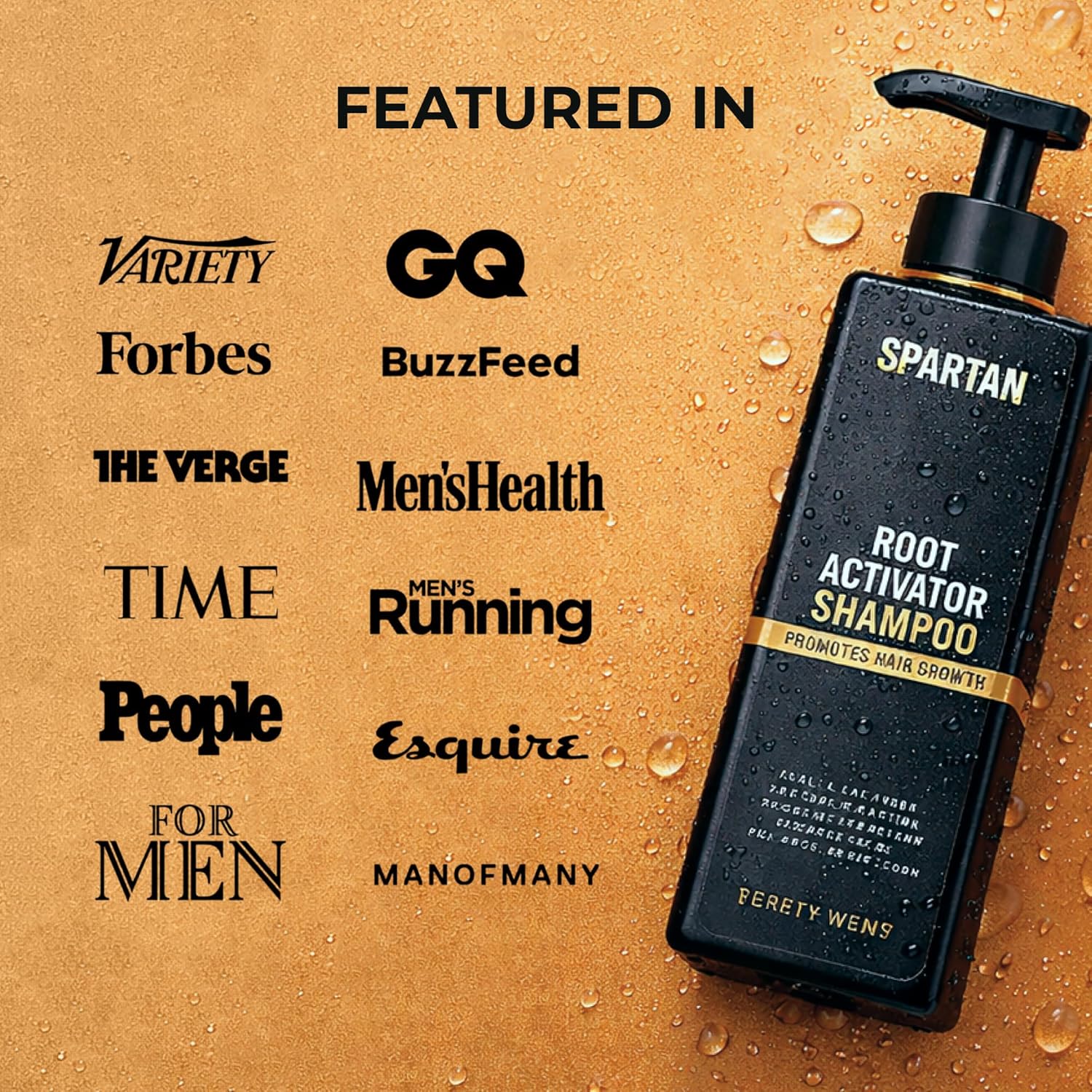 SPARTAN™ Root Activator Shampoo For Men - Hair Growth Shampoo for Hair Loss and Thinning Hair