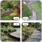 33Ft. Galvanized Steel Landscape Edging (10-Pack) – 40" Metal Edging For Landscaping With 11 Stakes, Hammer-In Metal Landscaping Edging For Yard Pathway & Flower Beds – Lawn Edge For Garden Design
