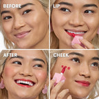 COVERGIRL Clean Fresh Jelly Water Tint, Lip & Cheek Tint, Transfer-Proof, Hydrating - 30 Watermelon Splash (Cool Pink)