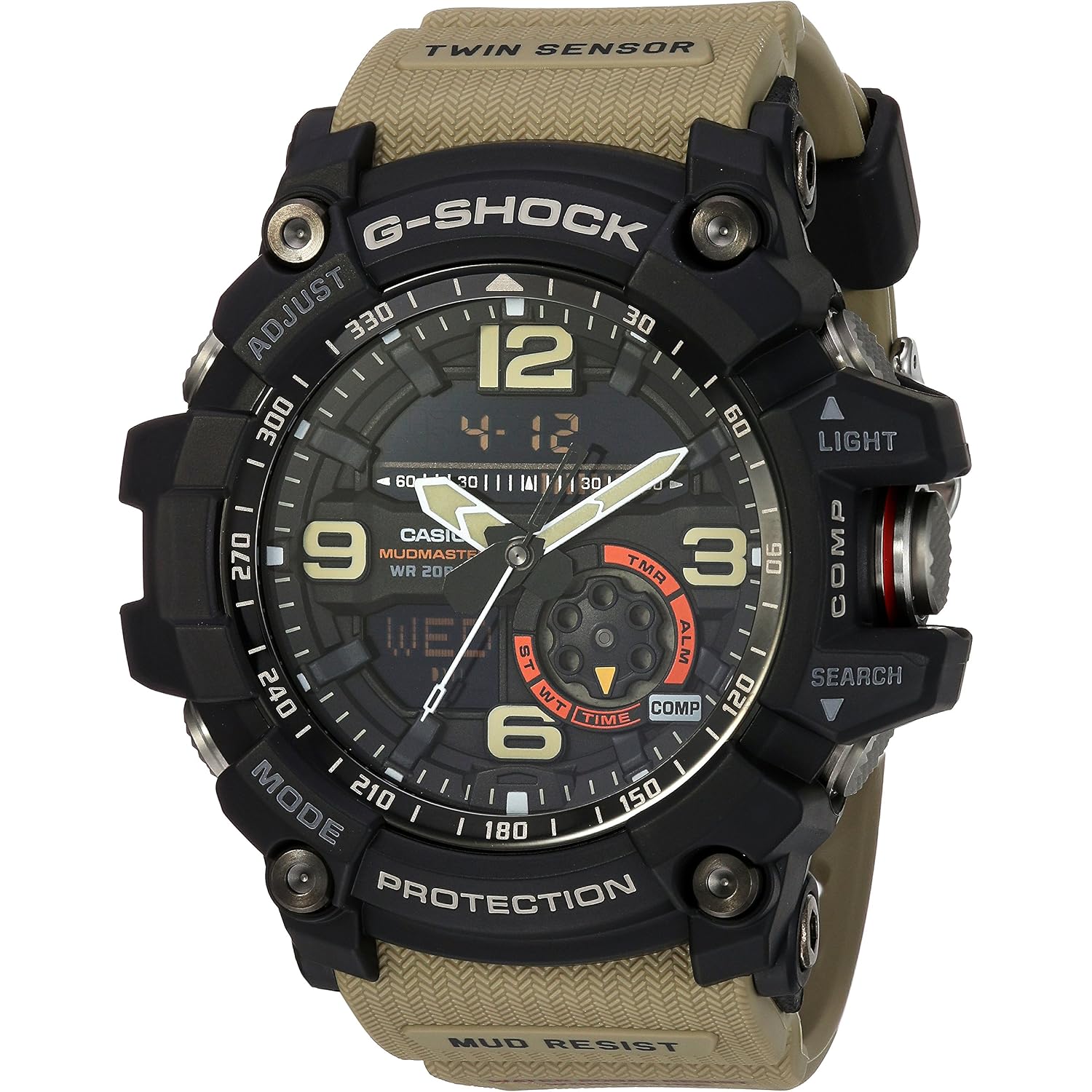 Casio Men'S Gg-1000-1A5Cr G Shock Analog-Digital Display Quartz Beige Watch