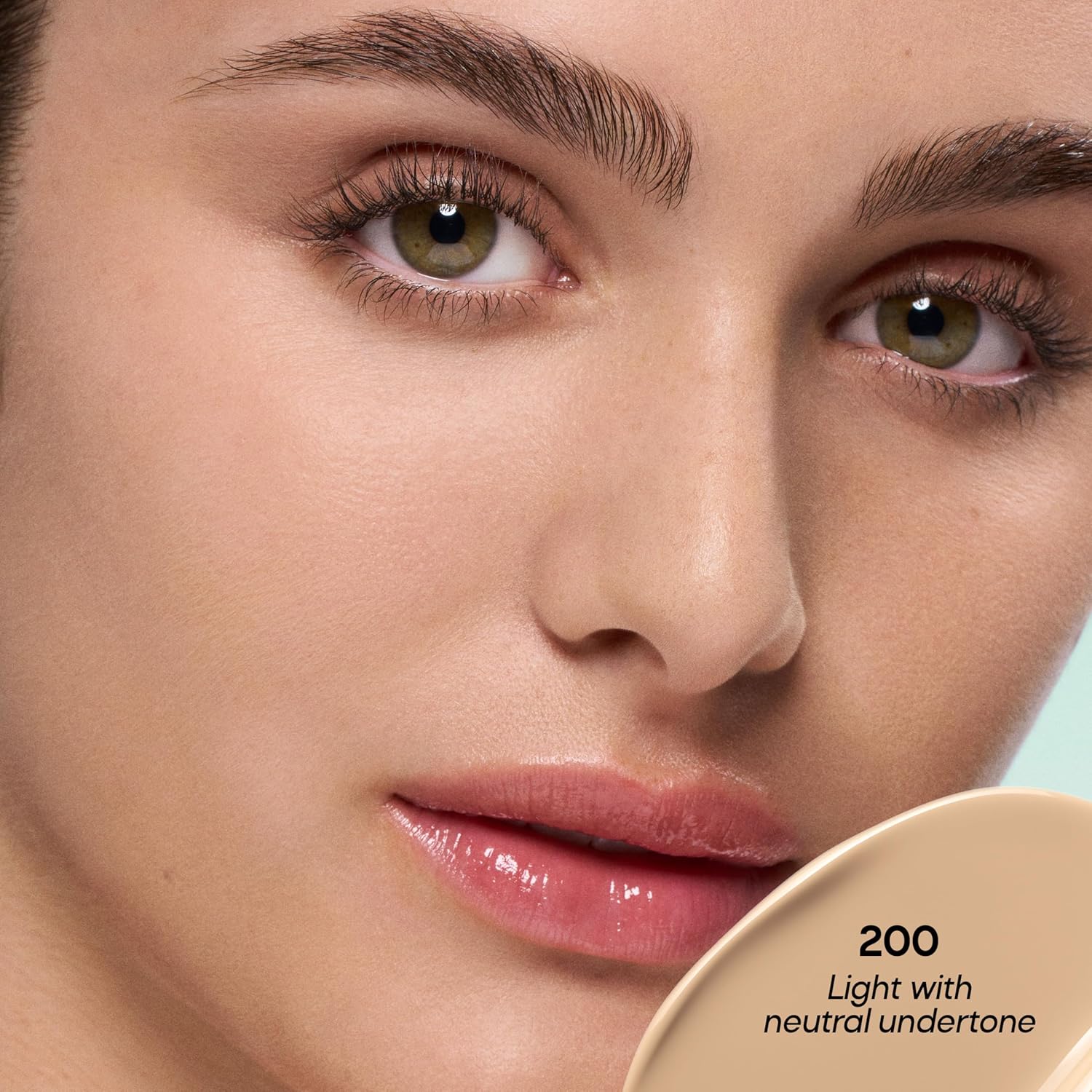 Almay Clear Complexion Foundation, Oil-Free Face Makeup for Acne-Prone Skin, Buildable Coverage, Soft-Matte Finish, Vegan, 200, 1 fl oz