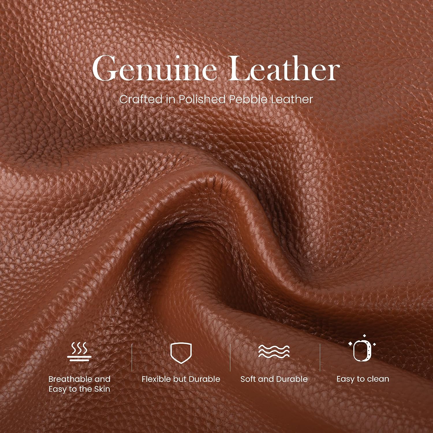 Befen Genuine Leather Small Crossbody Bags For Women, Rfid Phone Purse With Card Slots, Multi Pockets Crossbody Purses