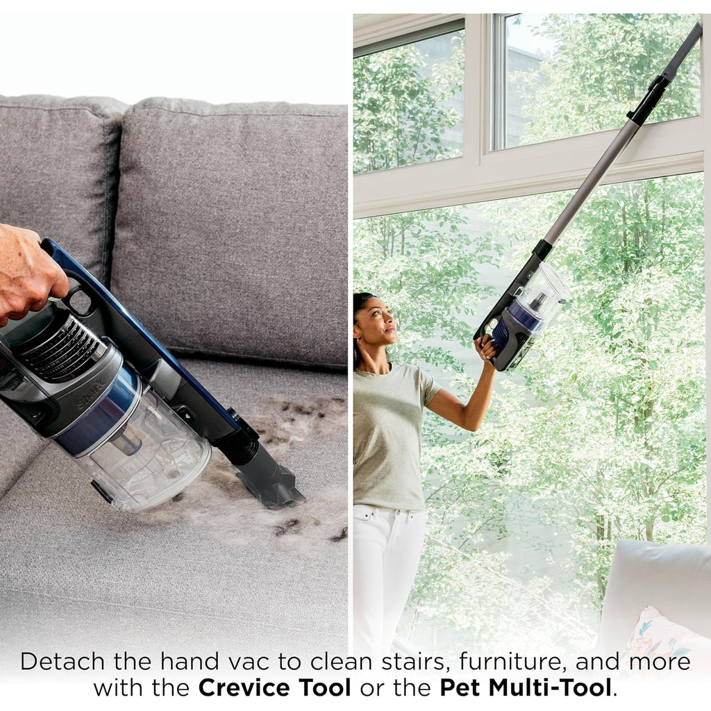 Shark Pet Cordless Stick Vacuum | Hypervelocity Suction, Xl Dust Cup, Led Headlights | Removable Handheld With Crevice & Pet Multi-Tool | 40-Min Runtime | Lightweight, Portable | Grey | Ix141