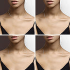Miabella Italian 925 Sterling Silver, 18K Gold Plated 925 Sterling Silver 1.3mm Adjustable Diamond Cut Thin Bolo Cable Chain Necklace for Women, Slider Chain 14-24 Inch Made in Italy
