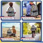 Pokemon Backpack For Kids Teens Boys Girls, Pikachu Anime Backpacks, Bag For Daycare Sports Vacation Travel, School Gift (Multi Aop)