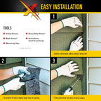 Xcluder Rodent Control Fill Fabric, Large Diy Kit, Stainless Steel Wool, Stops Rats And Mice