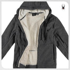 Spyder Mens Zip Up Hoodie Sweatshirt - Heavyweight Sherpa Fleece Lined Soft Extra Warm Cozy Hoodies For Men