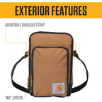 Carhartt Crossbody Zip Bag, Durable, Adjustable Crossbody Bag with Zipper Closure for Men and Women