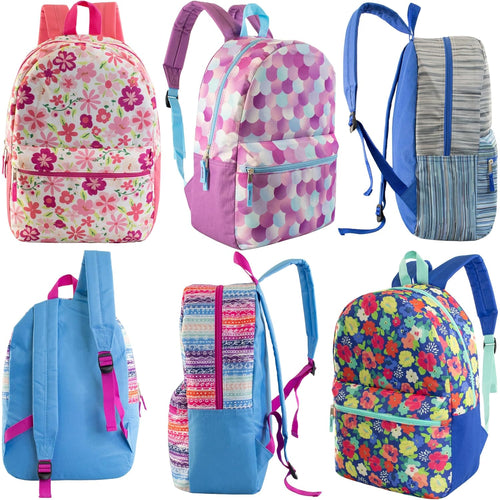 17" School Backpacks For Kids - Backpacks In Bulk For Elementary, Middle, And High School Students In Assorted Colors