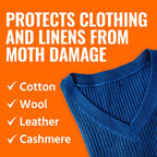 Terro Clothes Moth Killer, 3-Pack, Kills Adult Moths, Larvae & Eggs | Fast-Acting Odorless Formula, 24 Hour Protection For Closets Wardrobes Drawers Storage Areas, Treats 3 Standard Closets