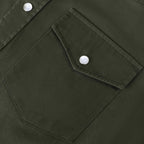 Dubinik® Long Sleeve Pearl Snap Shirts For Men Western Cowboy Shirt Casual Work Button Down With Pockets Comfortable Fit
