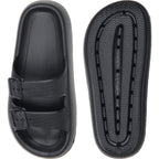 Weweya Sandals For Women And Men - Pillow Slippers - Double Buckle Adjustable Slides - Eva Flat Sandals