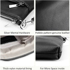 Befen Genuine Leather Crossbody Purses For Women Travel Cross Body Bags Lightweight With Adjustable Shoulder Strap