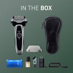 Panasonic ARC5 Electric Razor for Men with Pop-Up Trimmer, Wet/Dry 5-Blade Electric Shaver with Intelligent Shave Sensor and Multi-Flex Pivoting Head – ES-LV65-S (Silver)