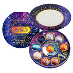 Tintark Galactic Assemble Eyeshadow Palette, 14 Solar System Shimmer Shades, 3D Planet Design, Wet Pressed Metallic Powder, Talc Free Vegan Galaxy Makeup Gift For Women Teens