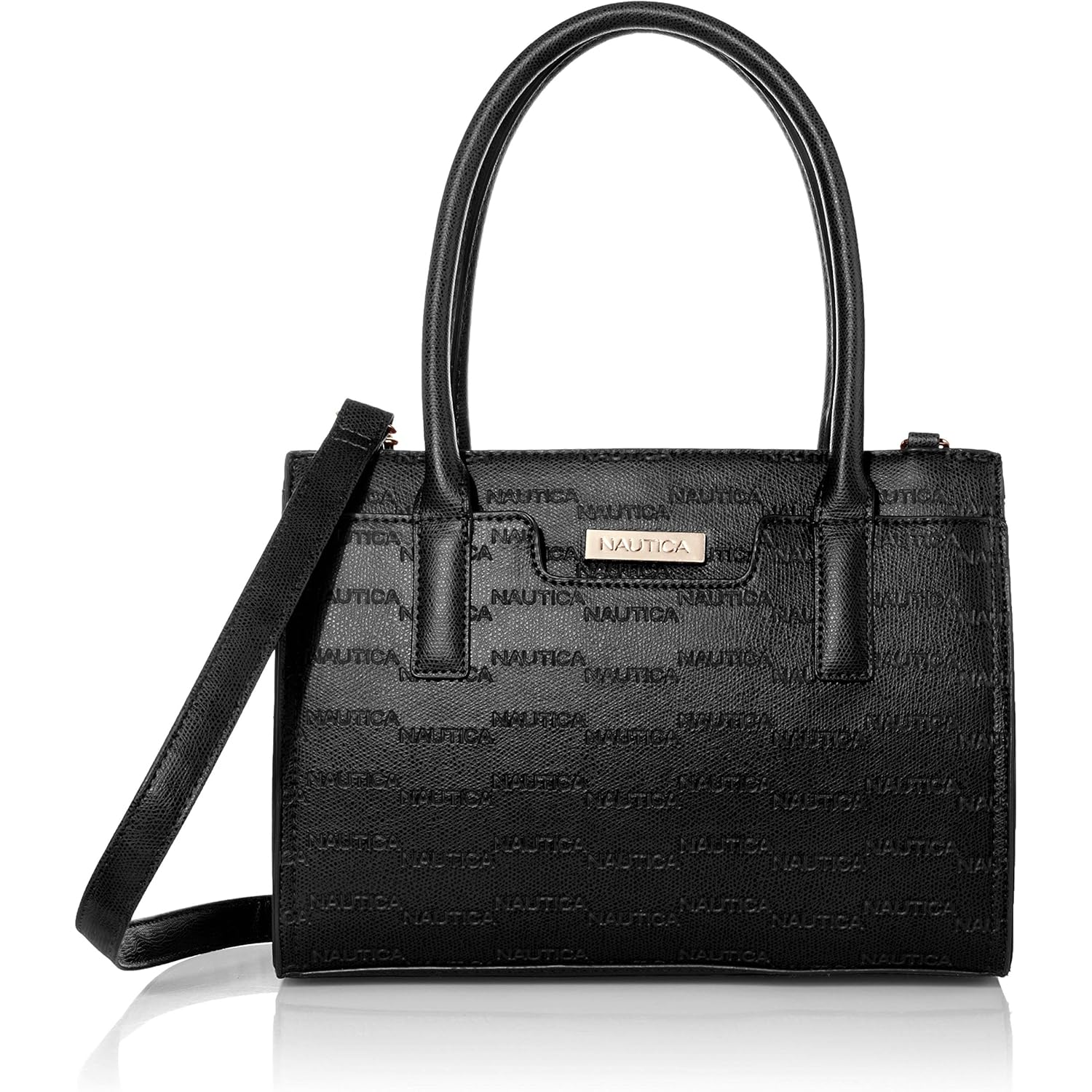 Nautica Womens Sandy Jr. Top Handel Satchel with Removable Crossbody Strap