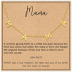 SmileBelle Necklaces for Women as First Mothers Day Gifts, Mama Necklace as New Mom Gifts Gigi Necklace as Gigi Gift Mimi Necklaces as Gift for Mimi First Time Mommy Jewelry for Expecting Mother