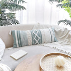 Zicoto Decorative Boho Lumbar Pillow Cover 14X36 – Beautiful Throw Pillow With Soft Texture For Bed, Couch Decor Or As Body Cushion – A Stylish Addition To Your Bedroom