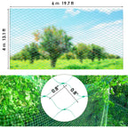 Ruolan Bird Netting For Garden Protect Vegetable Plants And Fruit Trees13X20Ft,Plastic Trellis Netting For Birds, Deer,Squirrels And Other Animals