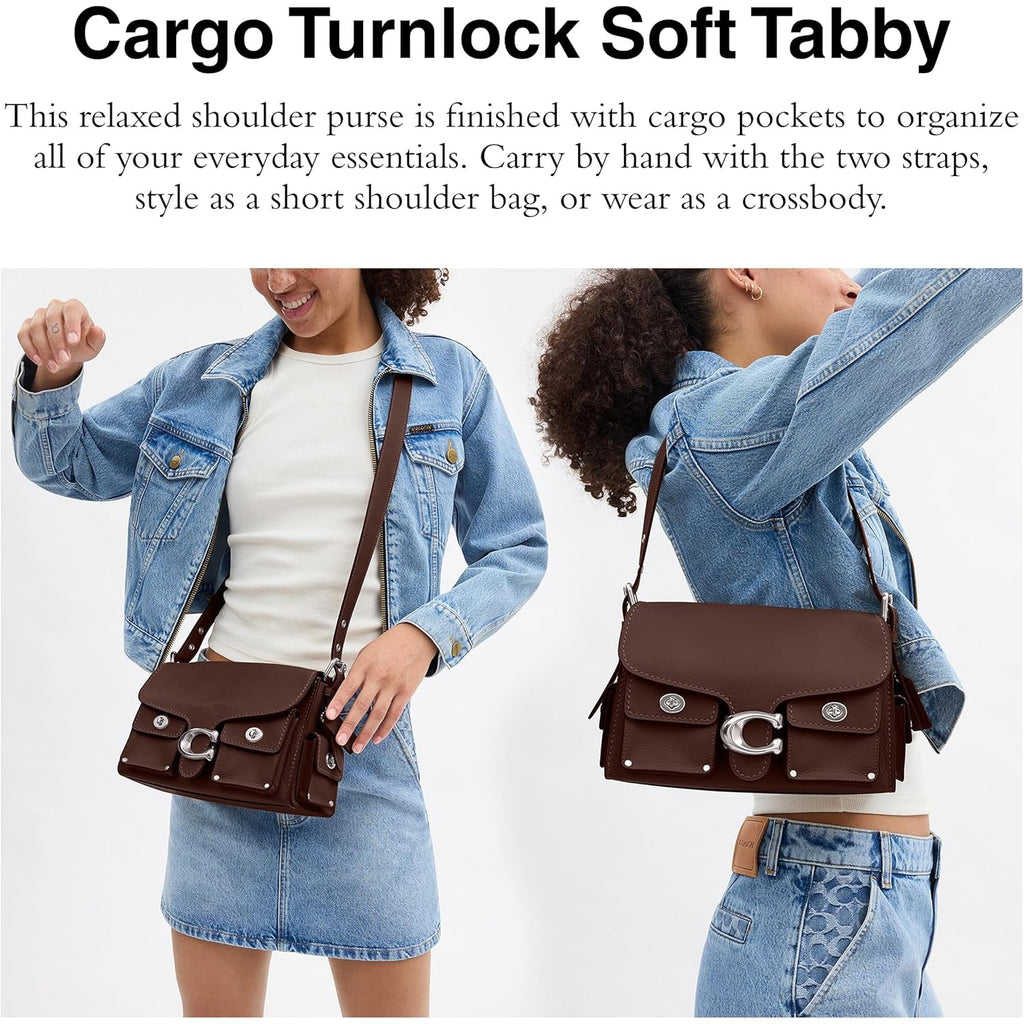 Coach Women's Cargo Turnlock Soft Tabby
