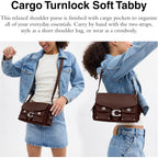 Coach Women's Cargo Turnlock Soft Tabby