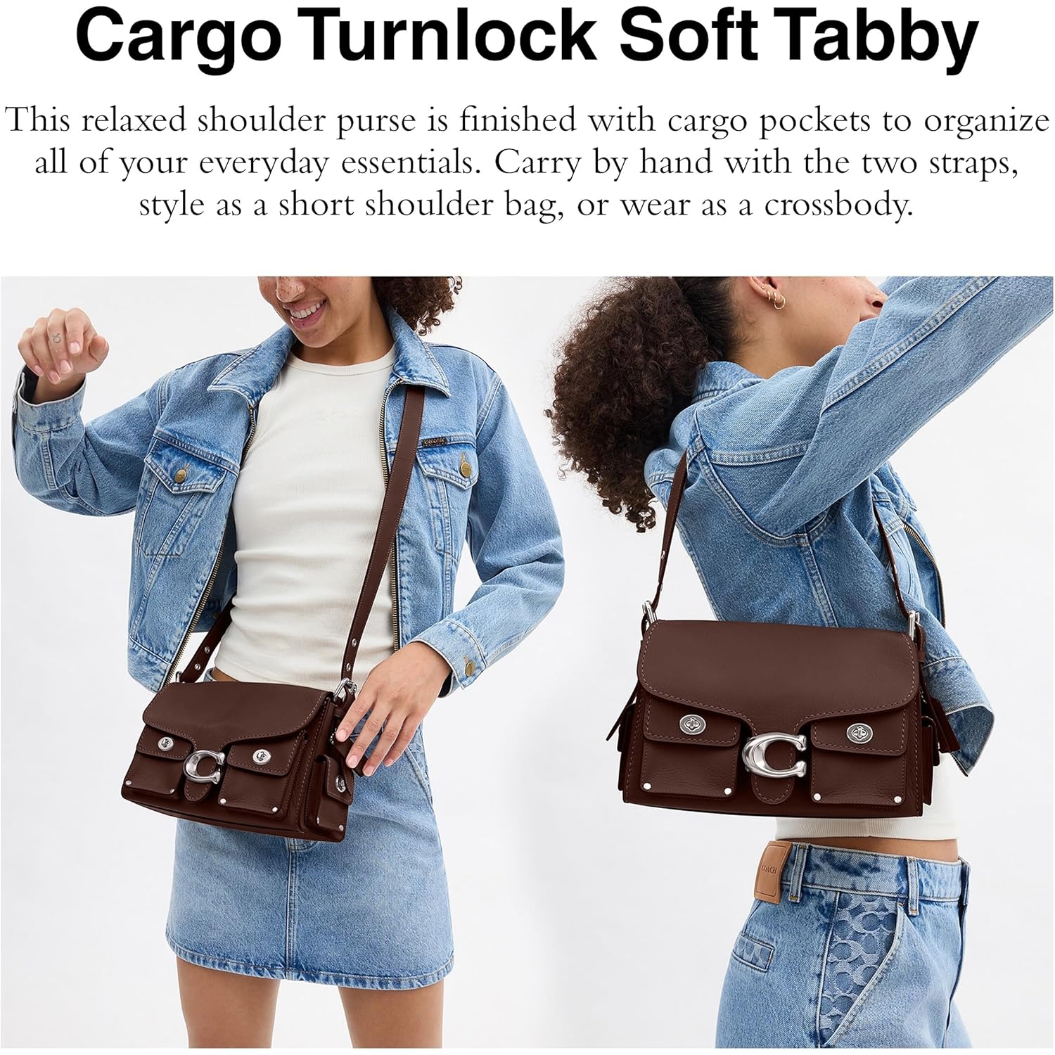Coach Women's Cargo Turnlock Soft Tabby