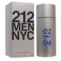 Carolina Herrera 212 Men EDT Spray - Timeless Sandalwood Scent with Fresh, Energetic Green and Sensual Peppery Spice Notes, 3.4 oz