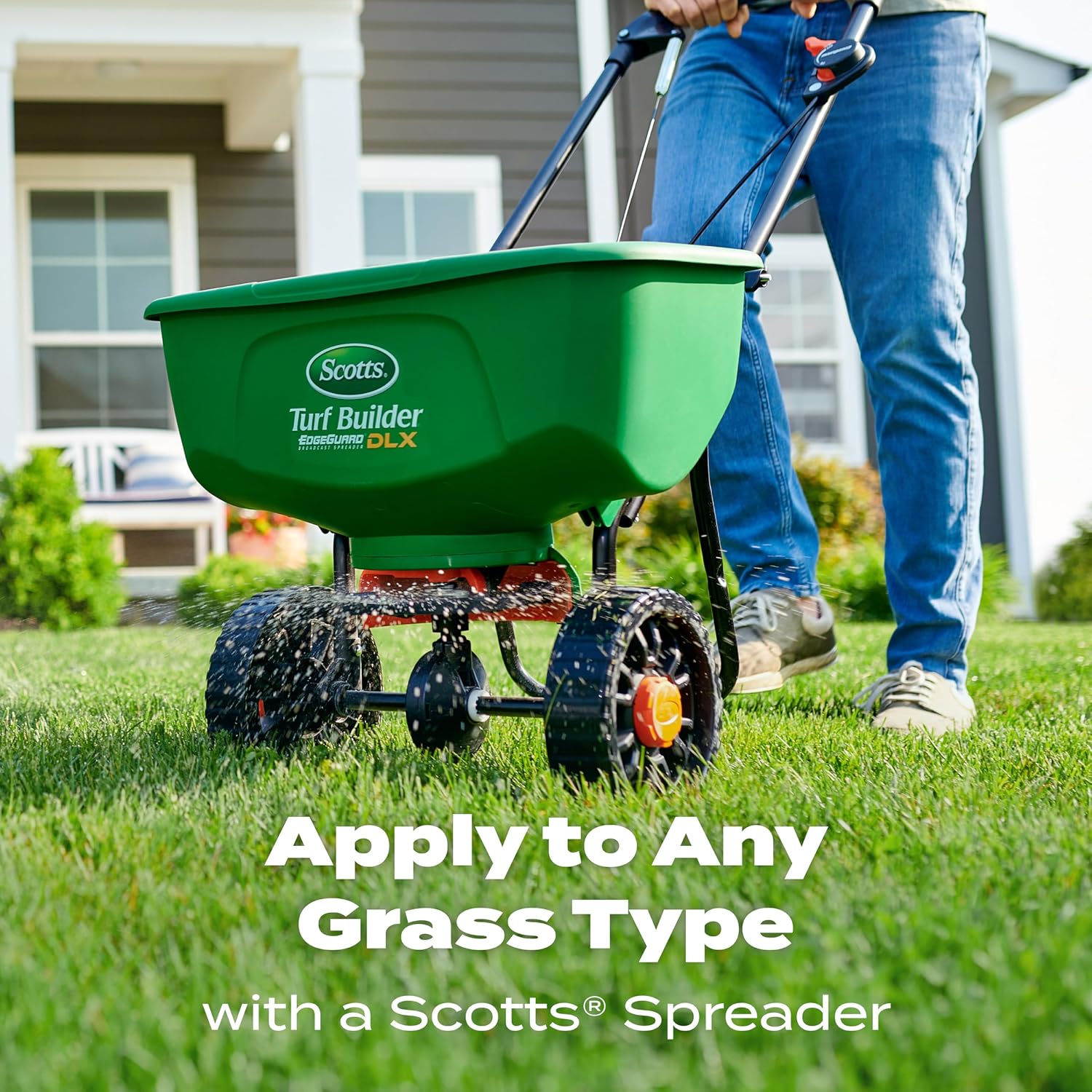 Scotts Turf Builder Starter Food For New Grass, 15 Lb. - Lawn Fertilizer For Newly Planted Grass, Also Great For Sod And Grass Plugs - Covers 5,000 Sq. Ft. | Granular, Continuous Release Plant Fertilizer With 11 Essential Nutrients