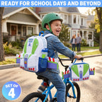 Get Trend Disney Toy Story Boys 4 Pc Backpack Set With Buzz Lightyear Lunch Bag Water Bottle Pencil Case, Gifts For Boys (Multi Buzz)