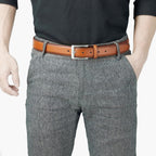 Vatan Men'S Genuine Leather Dress Belts, Handmade Classic Every Day Leather Jeans Belt For Men Work Business Casual