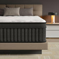 Cryreina Queen Mattress, Mattress Queen Size 14 Inch In A Box, Hybrid Queen Size Mattresses Medium Firm Support For Pressure Relief, Breathable & Durable