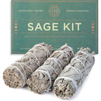 Handcrafted 4 Inch White Sage Smudge Sticks | Fresh Natural California Sage, Includes Instructions & Blessings, For Cleansing House Negative Energy, Smudging Rituals