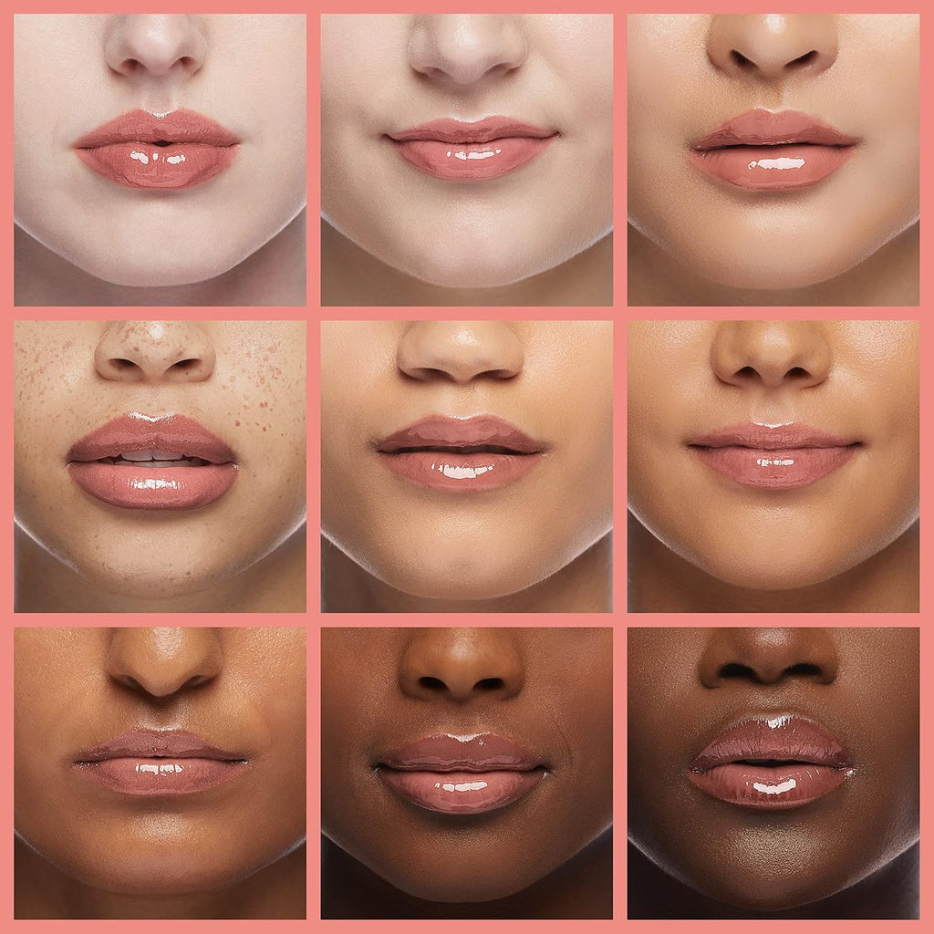 Wet N Wild Megaslicks Lip Gloss, Ultra-Glossy, Vitamin-E Enriched, Ultra-Gloss High Shine Moisturizing, Cruelty-Free & Vegan - Cherish