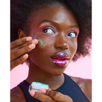 Unicorn Snot Antimatter Color-Shifting Glitter Paste – Plastic-Free Iridescent Body Glitter, Vegan & Cruelty-Free, Sweat-Proof Face & Body Paint, 0.5 Oz – Fluid (Purple To Blue)