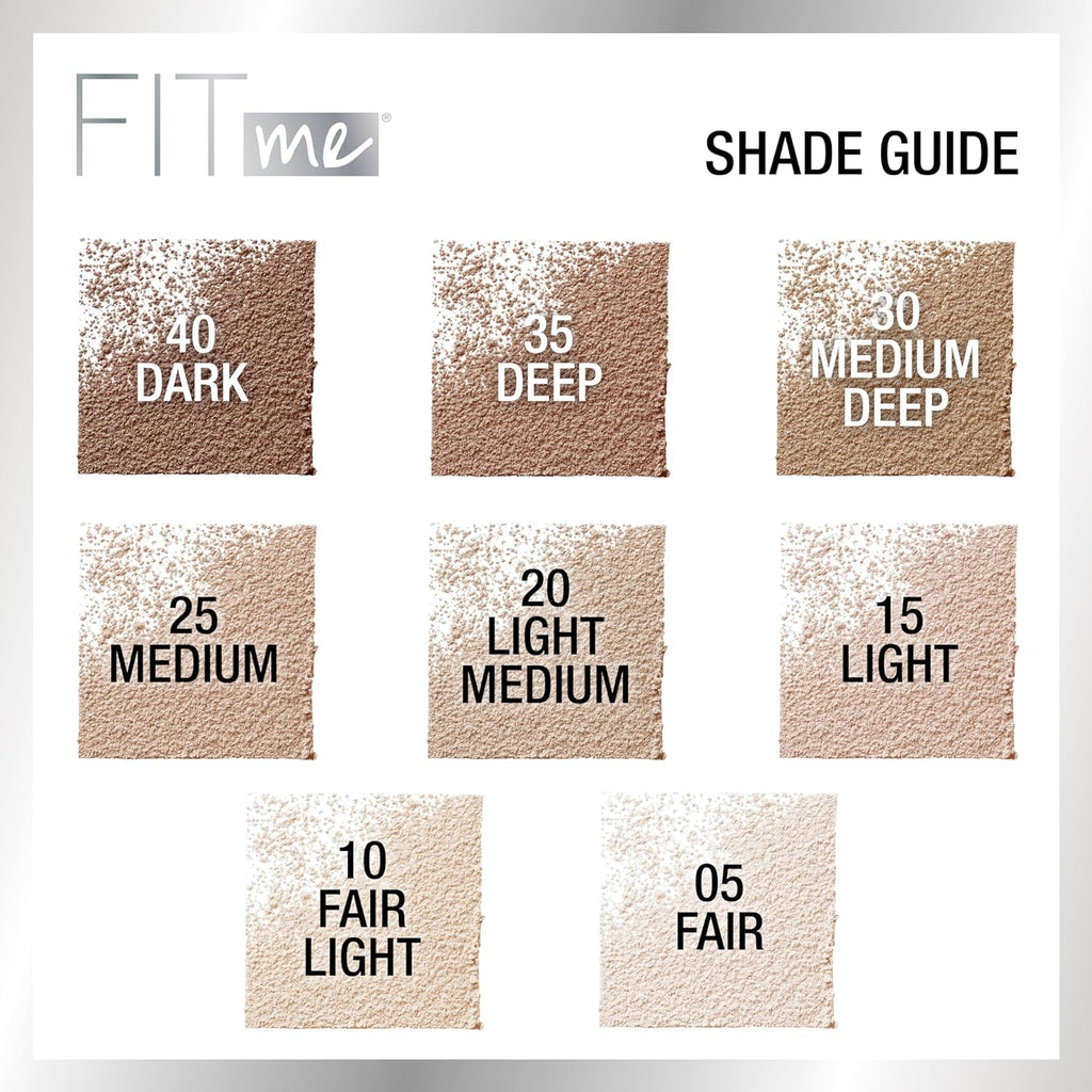 Maybelline Fit Me Loose Setting Powder, Face Powder and Finishing Makeup, Light, 1 Count