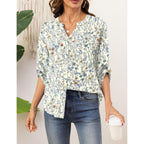 Lomon Women'S Button Down Shirts 3/4 Length Sleeve Tops Casual Work Shirt With Pocket S-Xxl