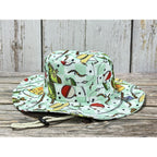 Bucket Hat for Women Girl Men Bass Fish Fishing (Wide Brim)