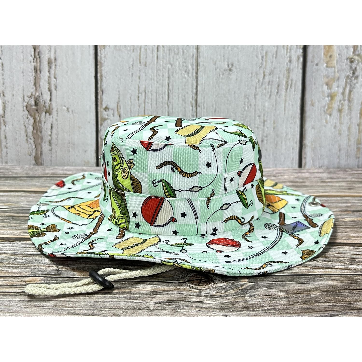 Bucket Hat for Women Girl Men Bass Fish Fishing (Wide Brim)