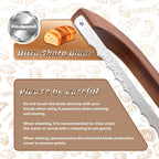 Pranski Bread Knife for Homemade Bread 14.5'' Sourdough Bread Knife, Premium Slicer for Homemade Bread, Baguettes and More Cuts Thin, Ergonomic Handler Premium Sharpness Blade