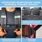 Clear Backpack Heavy Duty Xl - H18''Xw14''Xd8. Has Tsa Lock - Black | Pvc Transparent Backpack Has 2-Way Premium Zipper And Key Holder. Extra Large